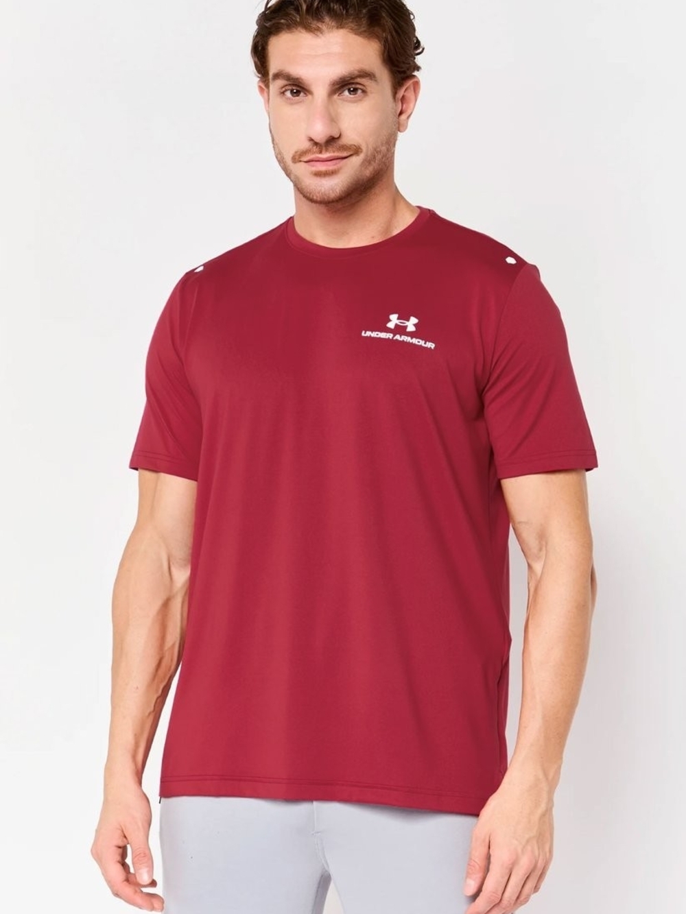 Under Armour RUSH ENERGY Men’s Maroon Short Sleeve Performance Tee